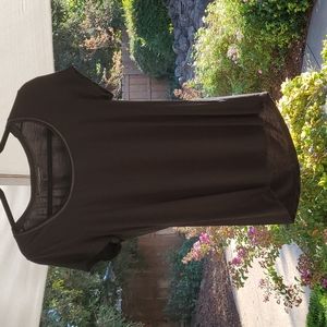 WHBM short sleeve black shirt